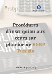 Procédures d'inscription aux cours en ligne sur la plateforme RSBP Tunisie